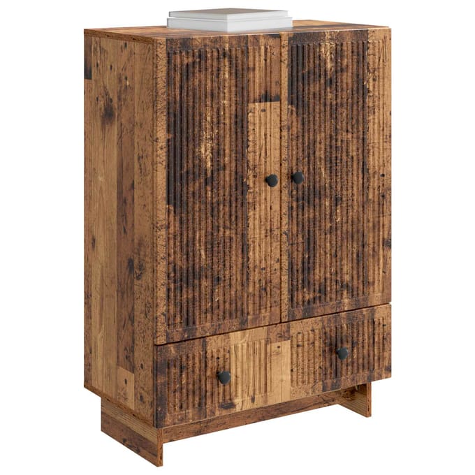 vidaXL - Dressoir - Oudhout - 66 - x - 34,5 - x - 95 - cm - Geconstrueerd - hout