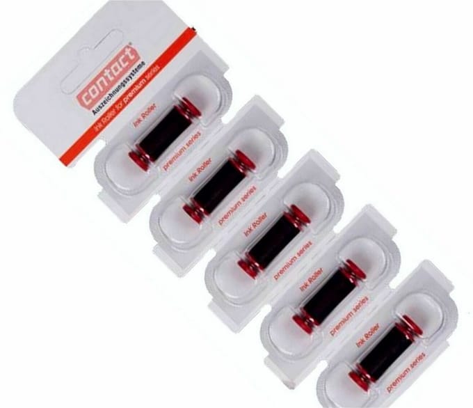 Inktrollen voor prijstang Contact Premium, 5 stuks