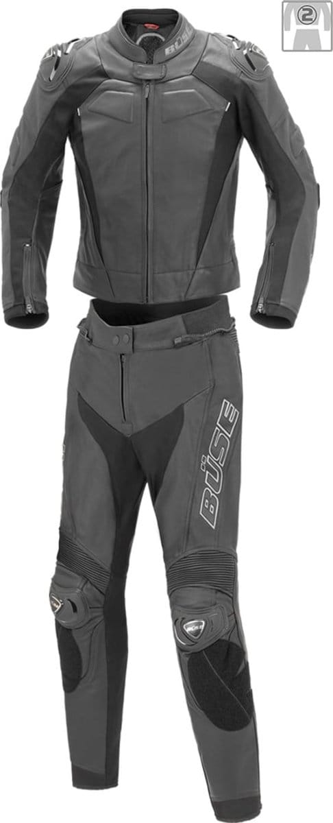 Büse Assen Dames Zwart 2-Delig Motorpak - Racepak