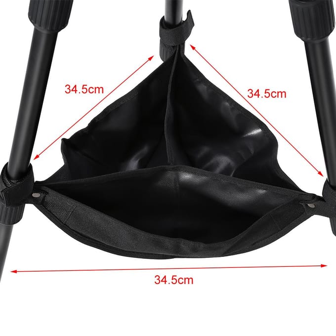 Zware Duurzame Zwarte Statief Stabilisator Steen Zak Fotografie Tackle Accessoire black