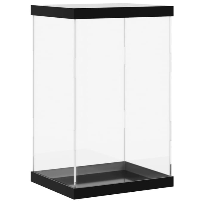 vidaXL - Vitrine - transparant - 22x18x35 - cm - acryl