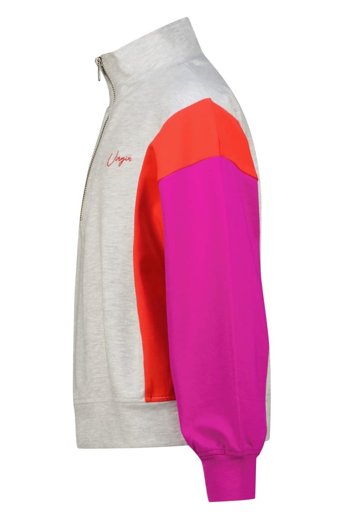Vingino Girls Nilone Sweater Light Grey Melee Größe: 2 | Strickjacken Outlet | kids | Grau