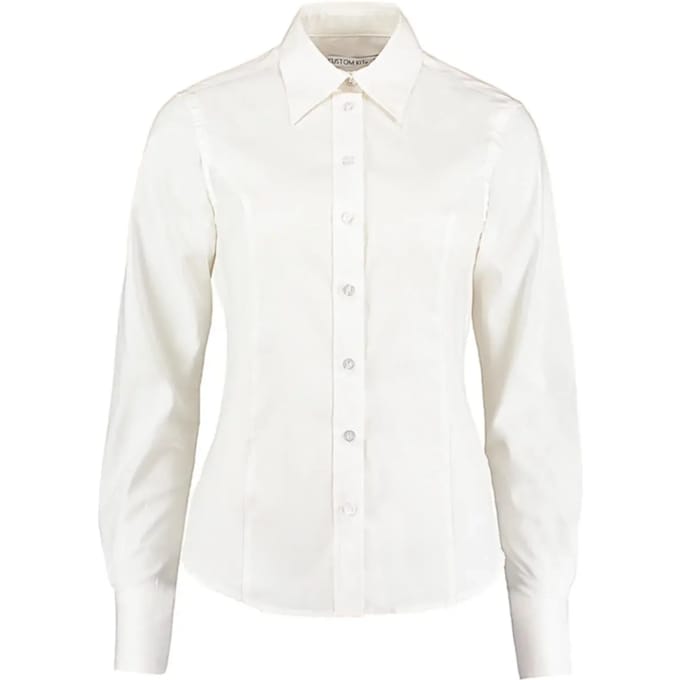 Dameshemd met lange mouwen Kustom Kit Premium Oxford