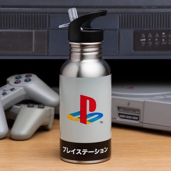 Playstation: Heritage Metal Water Bottle