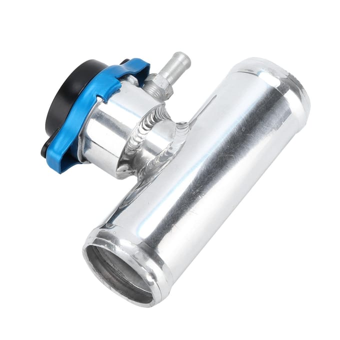 38mm 1,5 inch Inline Radiatorslang Vulhals Aluminium Met Temperatuurmeter voor Motor