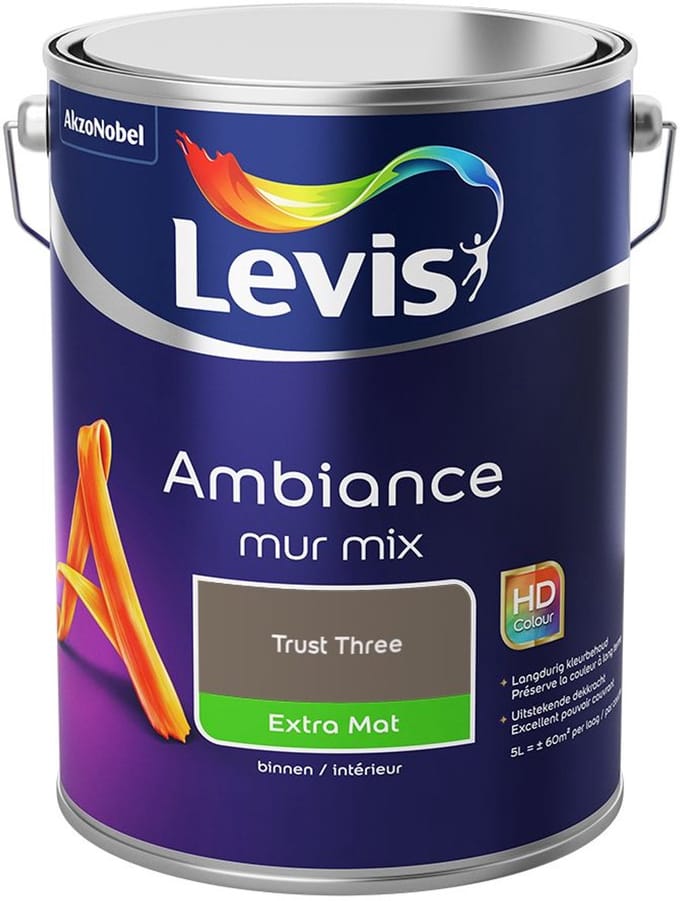 Levis - Ambiance Mur Extra Mat Mix - Trust Three - Mengverf - 5 L