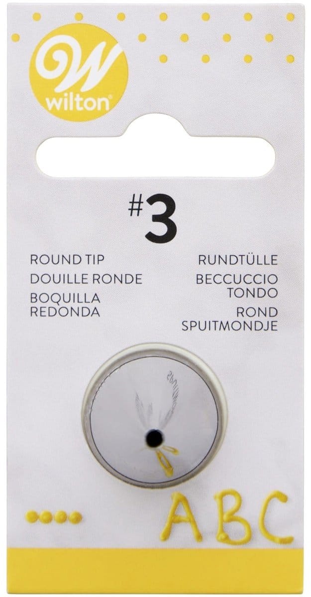 Wilton Spuitmondje - #003 Rond - Garneerspuit voor Taartdecoratie