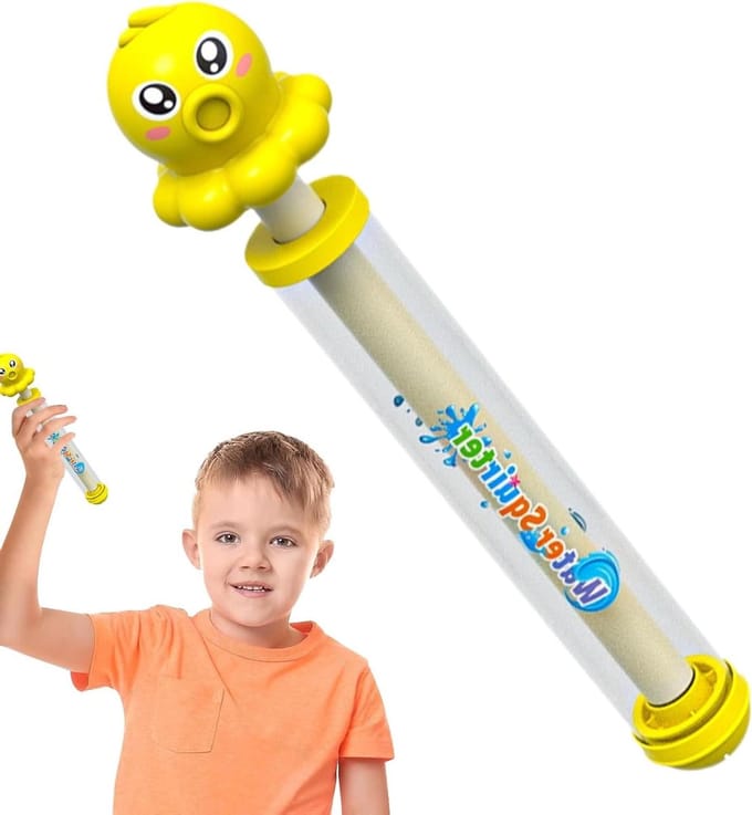 Watersproeier Speelgoed - Zomer Accessoire - Verfrissend Spelen - Octopus Design - 27 cm - Geel