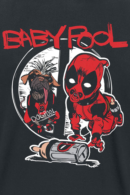 Deadpool T-shirt - Babypool - I Need A Drink - L - voor Mannen - zwart