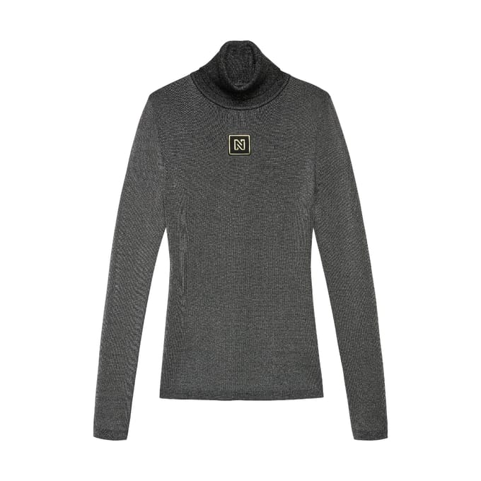 Nikkie Womens Noroton Shiny Turtleneck