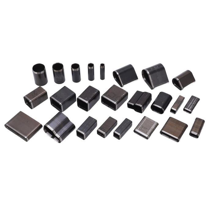 24 Vorm Stijl Eén Gat Hol Gatpons Snijder Set Scherpe Snede Oxidatiebestendig Leer Gatpons Gereedschap Set voor Doe-het-zelf black
