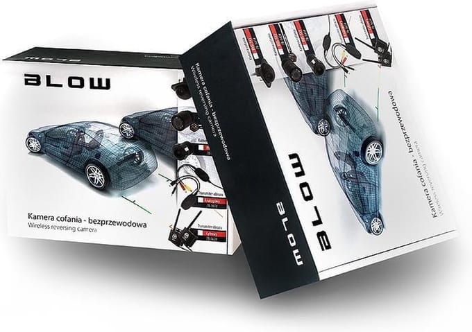 Draadloze Achteruit-rij Camera Set met LCD Scherm - Bumper - BVS-545