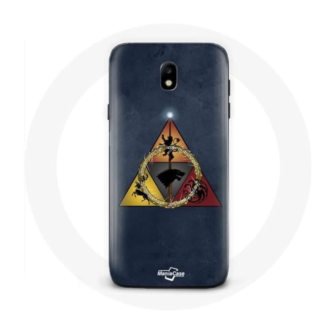 Coque - Game of Thrones - Samsung Galaxy J3 2017 - Triangle Logo Baratheon - Protection chocs - Rigide