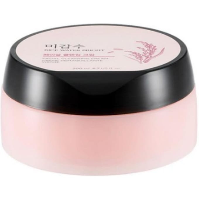 THE FACE SHOP Rijstwater Heldere Reinigingscrème 200ml black