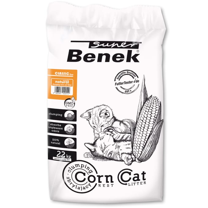 Super Benek Classic - Kattenbakvulling - 35L - Natuurlijk - Bezzapachowy