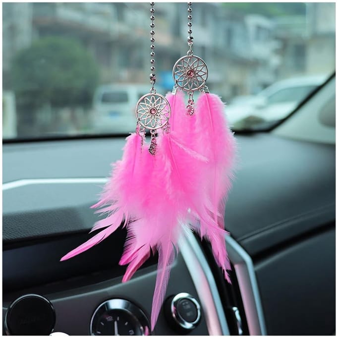 Dailygoods- Autospiegelaccessoire Schattig Ornament - Dromenvanger