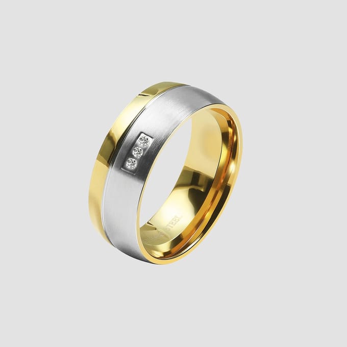 AKZENT Akzent Dames Ring Duo Expression, duurzaam
