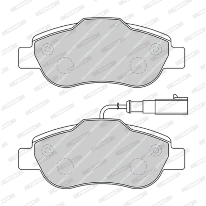 Remblokset FERODO FDB5097, voor