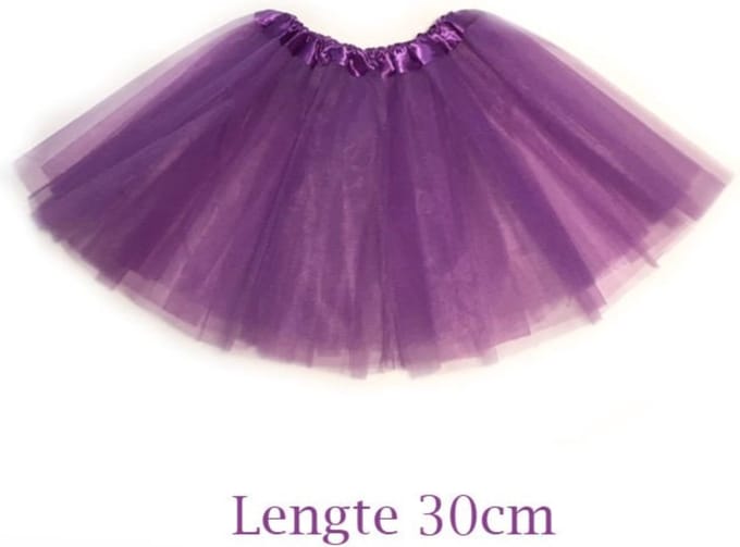Tutu - Paars Kind - 30 cm