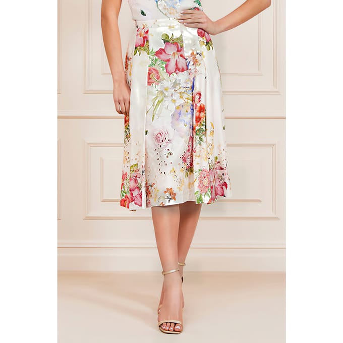 GUESS  Eco Glorious Garden Emb Glorious Garden Ao Größe: 42 | Midiröcke Outlet | Damen