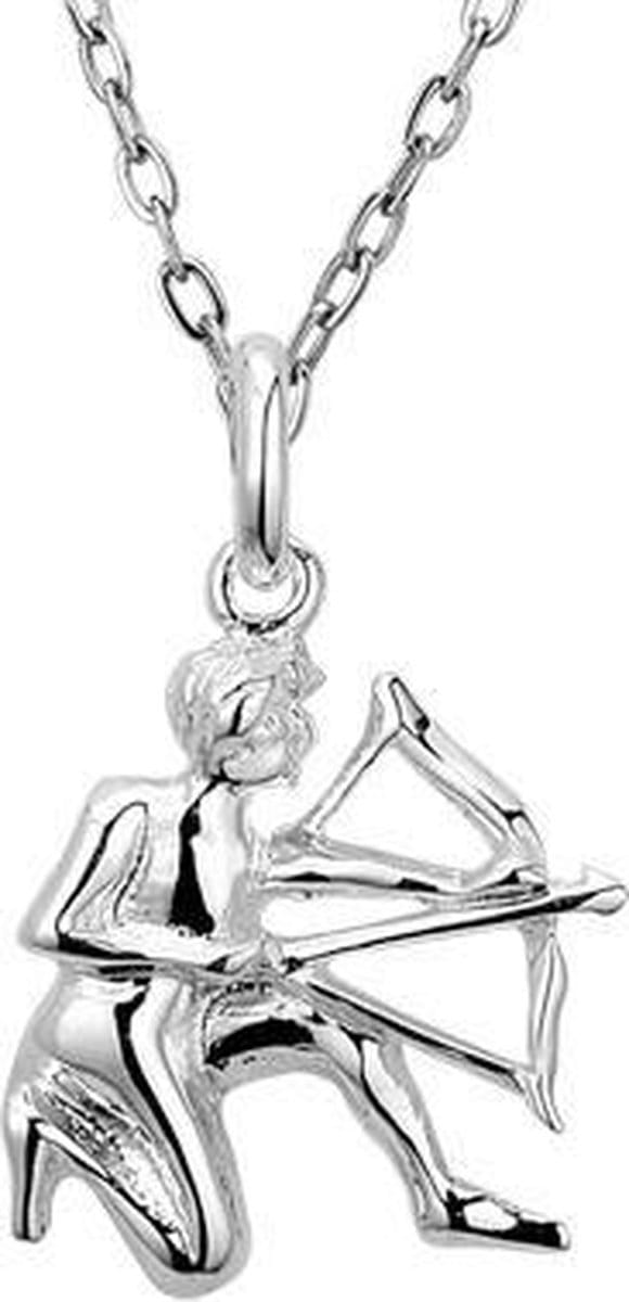 Montebello Ketting Boogschutter - 925 Zilver - Horoscoop - 15x23mm - 45cm