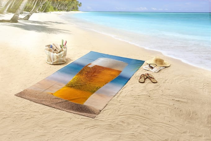 Good Morning Beer Strandlaken - 100x180 cm - Multi