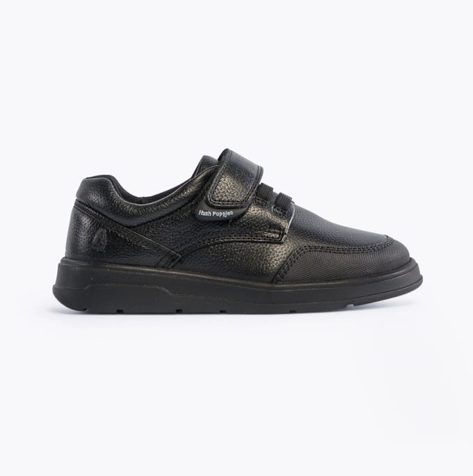 ROWAN Jongens Leren School schoenen Zwart