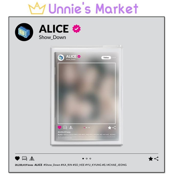 ALICE - SHOW DOWN Enkel album NO POSTER gray