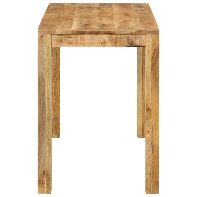 vidaXL - Eettafel - 110x55x76 - cm - massief - mangohout