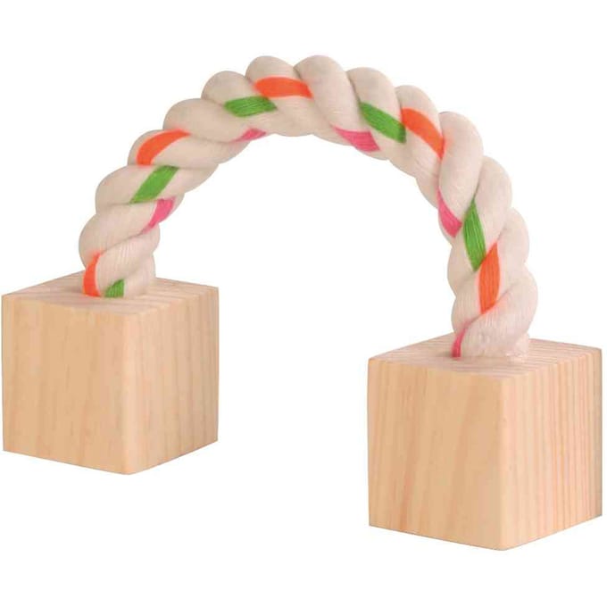 Trixie Speelgoed met houten blokjes - ca. L 20 cm