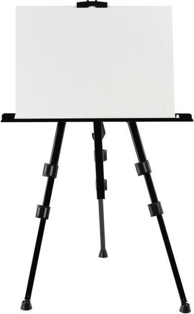 Relaxwonen - Schildersezel - opvouwbaar - metaal - 175 cm - Inclusief opbergtas