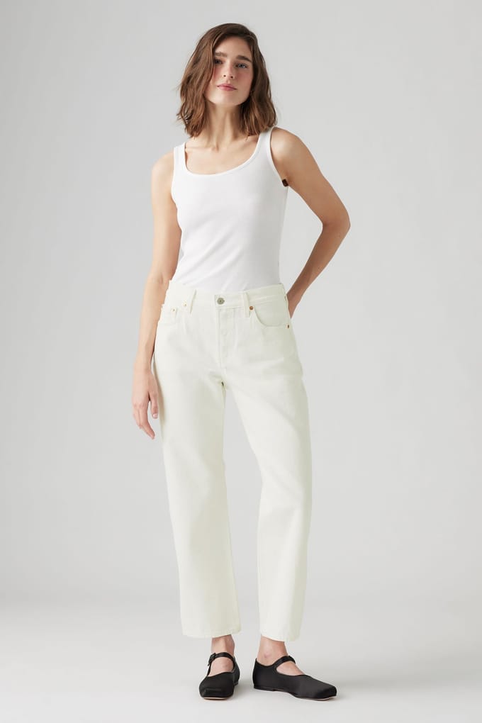 Levi's 501 '90s Ankle Blank Slate Größe: W25L29 | Straight Jeans Outlet | Damen