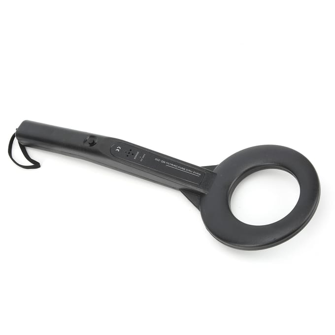 MD200 360 graden Handheld Metaaldetector Draagbaar Kleine Metaalinspectiedetector voor Veiligheidscontrole gray