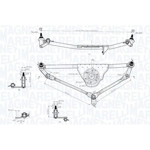 Wisserarm MAGNETI MARELLI 085570726010