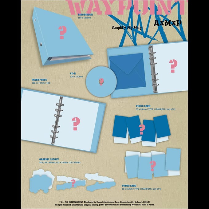 Axmxp   Amplify My Way   Mini Album  Waypoint Ver. gray
