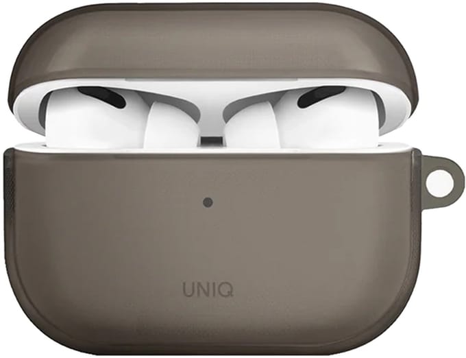 Uniq Glase Case voor de Apple AirPods Pro 2 - Glossy Smoke