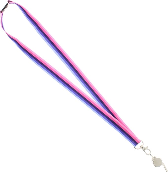 Zac's Alter Ego - Omnisexual with metal whistle Sleutelkoord/Lanyard - Multicolours
