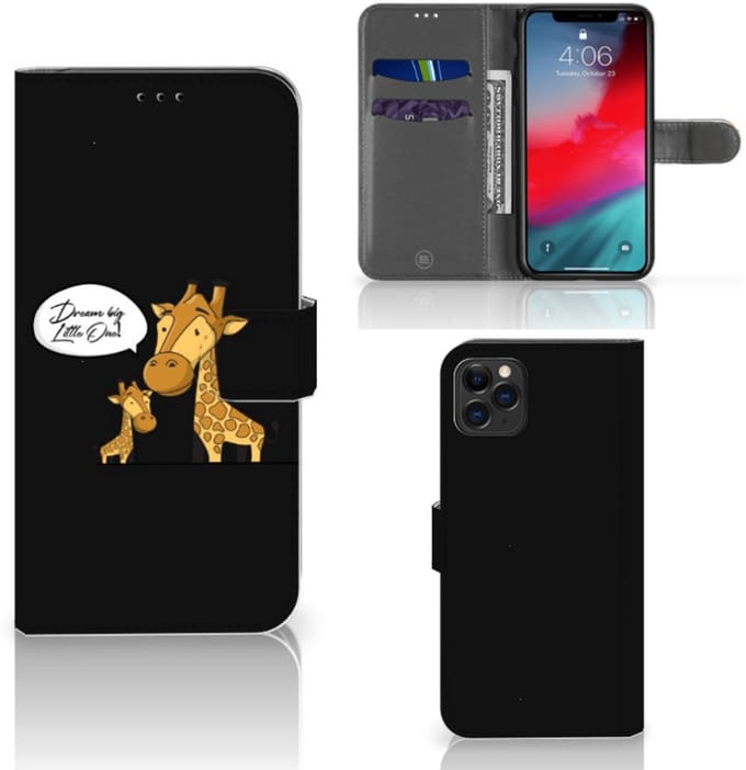 Apple iPhone 11 Pro Max Leuk Hoesje Giraffe