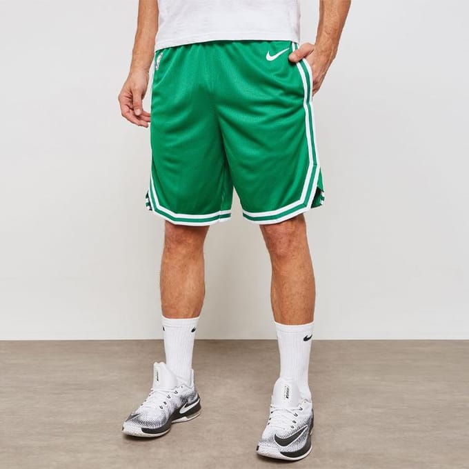 Nike Boston Celtics Icon Edition Swingman Basketbalshorts Heren Onderstukken Groen AJ5587-312 M white