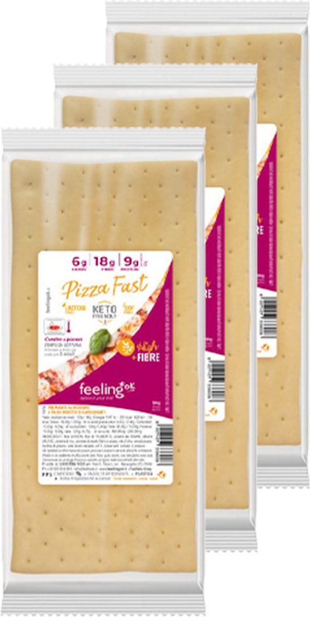 Feeling OK | Pizza Fast | 3 stuks | 3 x 180g