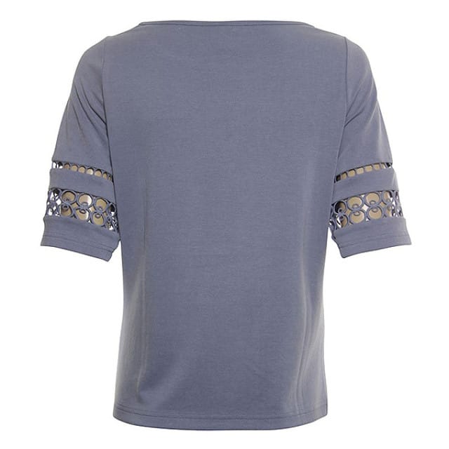 Poools Top 413172 jeans blue