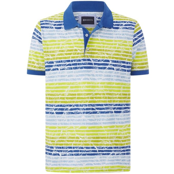 Babista herren Poloshirt - 64/66 - geel - Plus Size