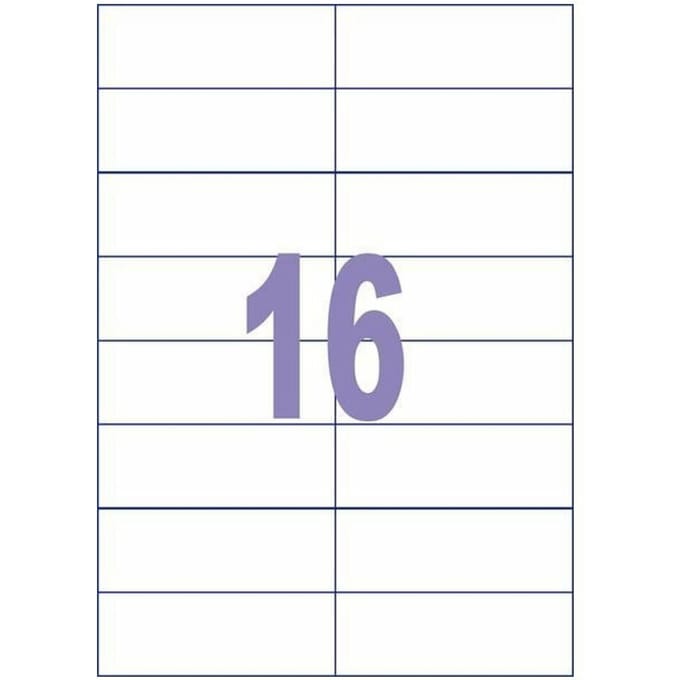 Label ILK Kangaro 105x37mm doos 25 vel 16 etiketten per vel