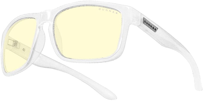 GUNNAR - Intercept Gaming Bril - Computerbril - Blauw Licht Bril - Blue Light Glasses 0.2 Sterkte - Crystal - Amber