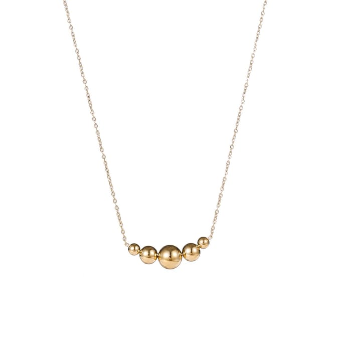 Day&Eve by Go Dutch Label Collier Balletjes Zilver