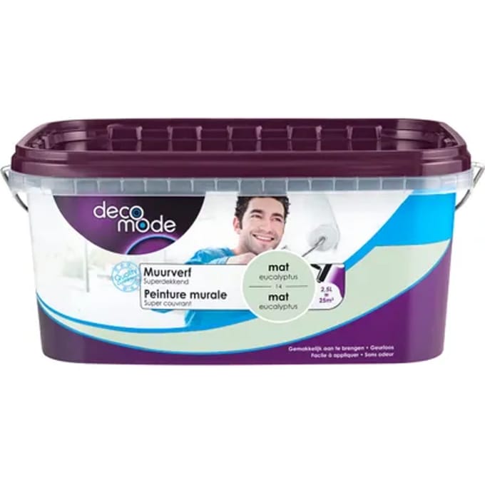 Decomode Muurverf - Mat - Eucalyptus - 2,5l