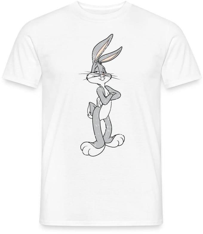 Looney Tunes Bugs Bunny Vintage T-Shirt Heren