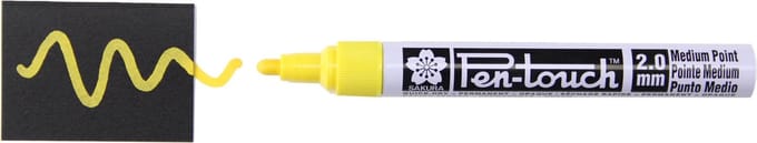 Sakura Pen-Touch M Geel