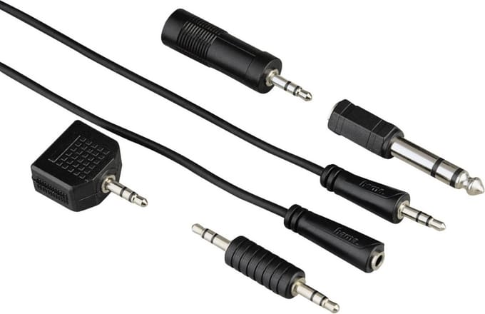 Hama audio connectiekit jack 2.5m, 1ster