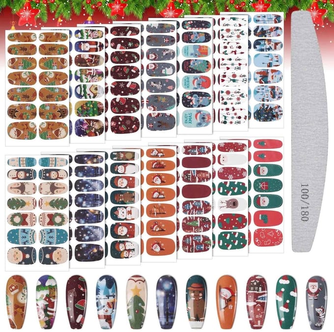 Dailygoods- Nail Wraps Zelfklevend - 14 Bladen Nagelstickers - Nail
